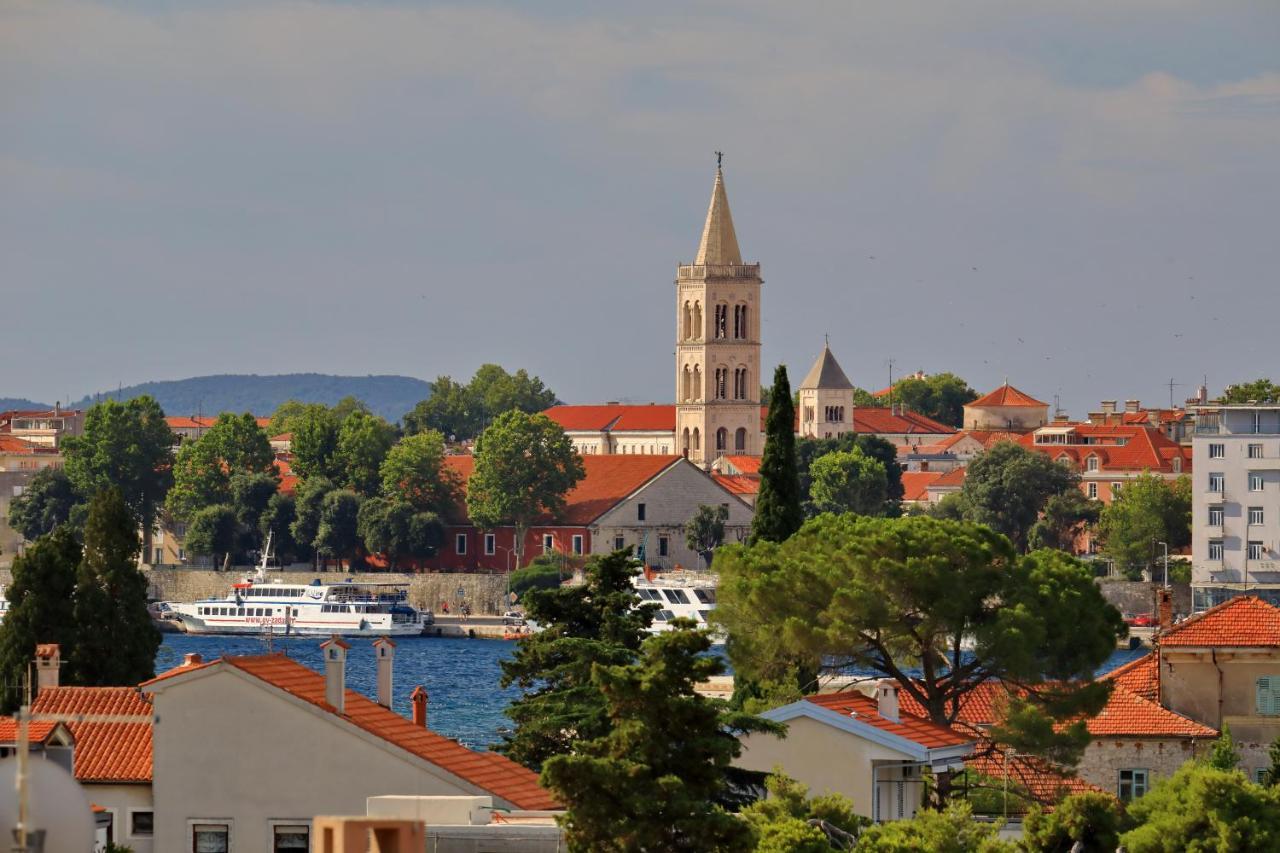 Penthouse Diem - Private Pool With Sea View Zadar Bagian luar foto