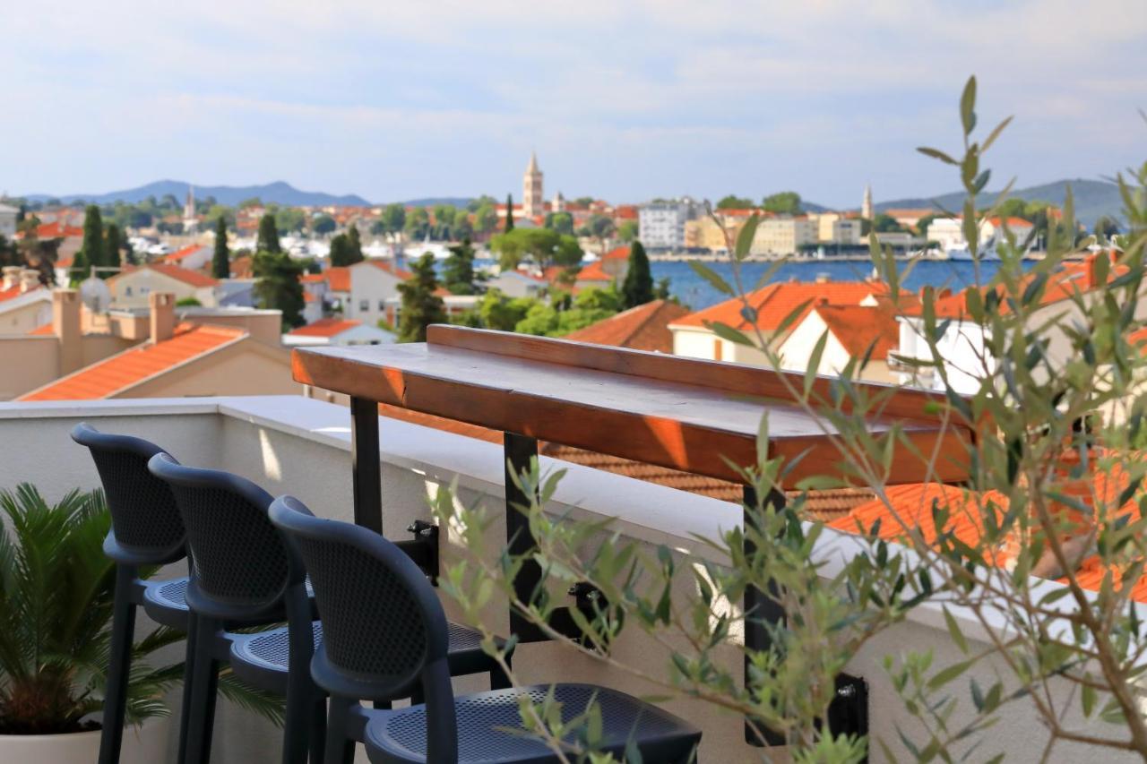 Penthouse Diem - Private Pool With Sea View Zadar Bagian luar foto