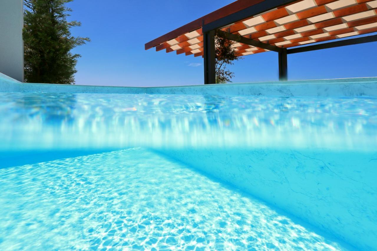 Penthouse Diem - Private Pool With Sea View Zadar Bagian luar foto