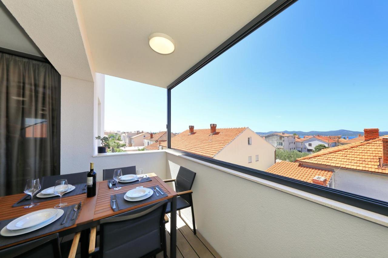 Penthouse Diem - Private Pool With Sea View Zadar Bagian luar foto