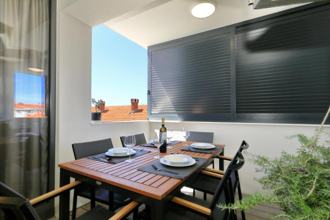 Penthouse Diem - Private Pool With Sea View Zadar Bagian luar foto